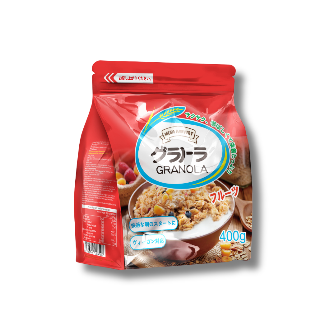 Mega Harvest 水果穀麥片 400g